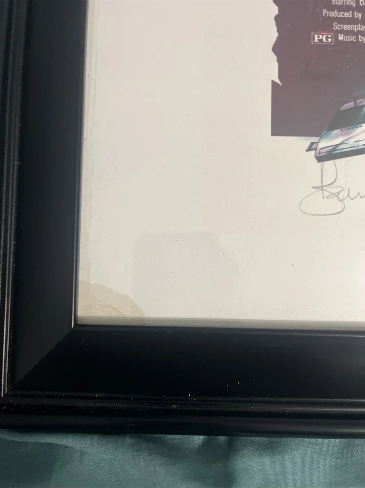 Roger Moore — Signed Roger Moore James Bond OO7 “The Spy Who Loved Me” Frame & Signed Artist, изображение 4