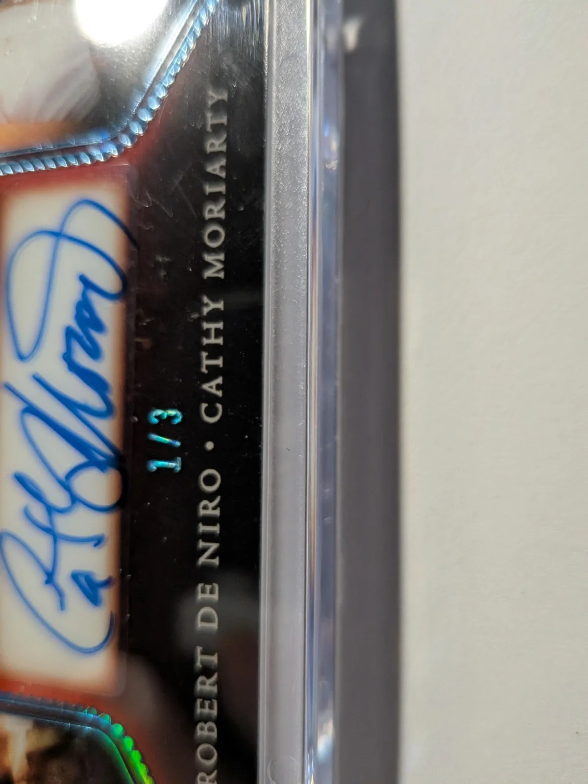 Robert Deniro — ROBERT DENIRO & CATHY MORIARTY Auto 2025 Leaf Red Carpet RAGING BULL RARE # 1/3, изображение 3