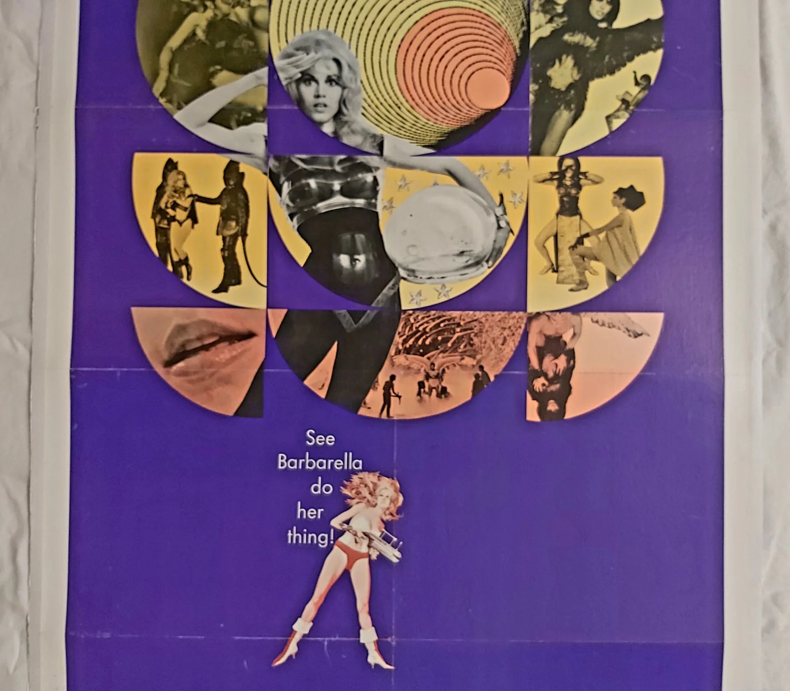 BARBARELLA 1968 ORIGINAL USA 1 SHEET POSTER STYLE B POSTER 30x 20 ", изображение 4