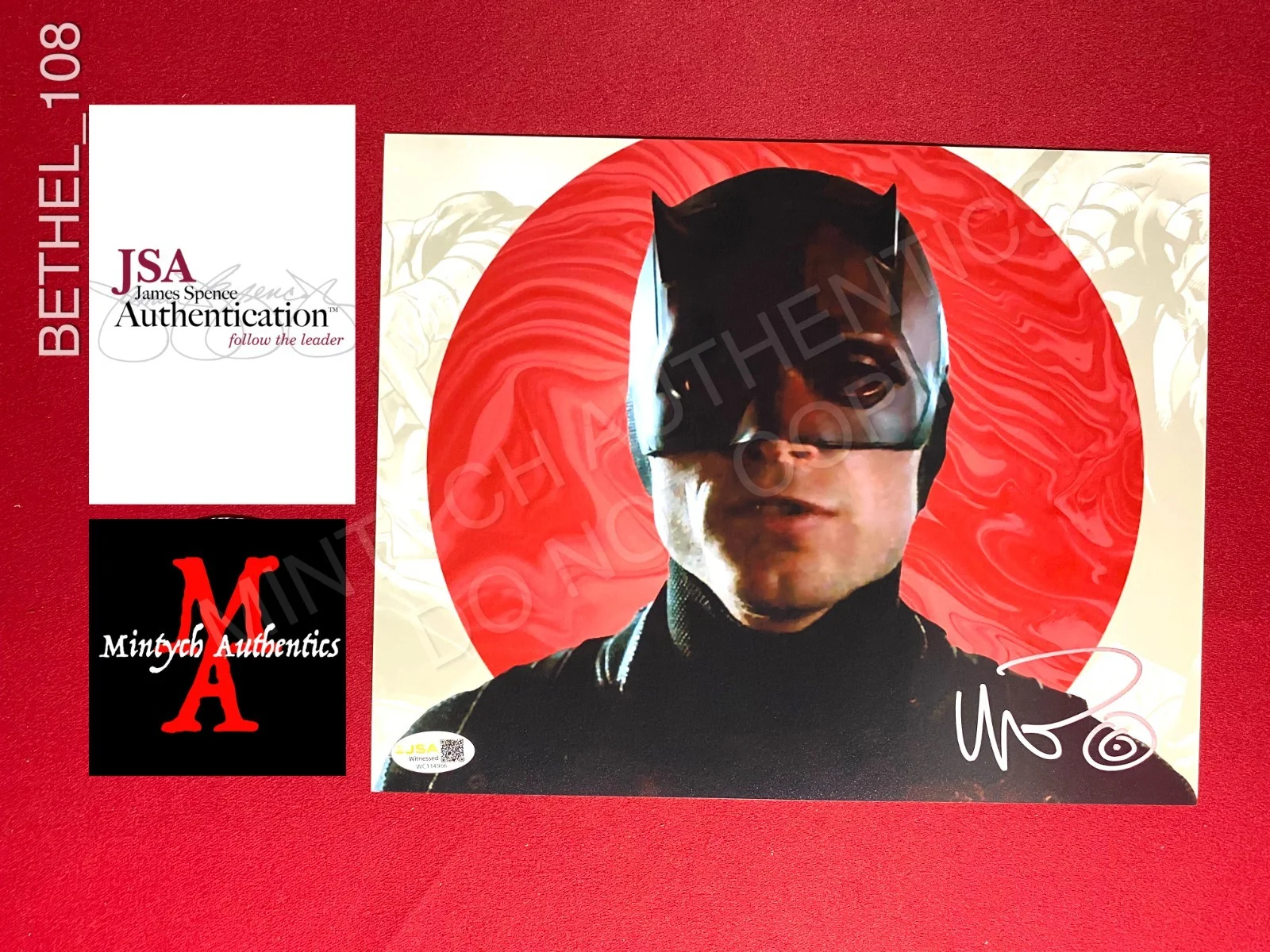 Wilson Bethel — Wilson Bethel autographed signed 8x10 photo Daredevil Bullseye JSA COA
