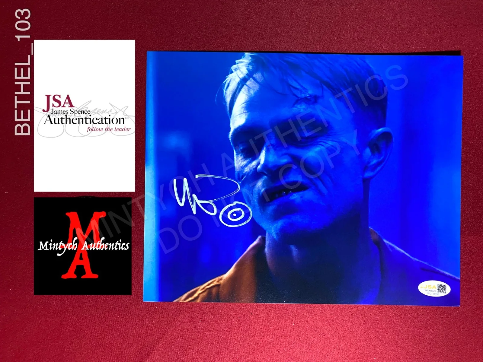 Wilson Bethel — Wilson Bethel autographed signed 8x10 photo Daredevil Bullseye JSA COA