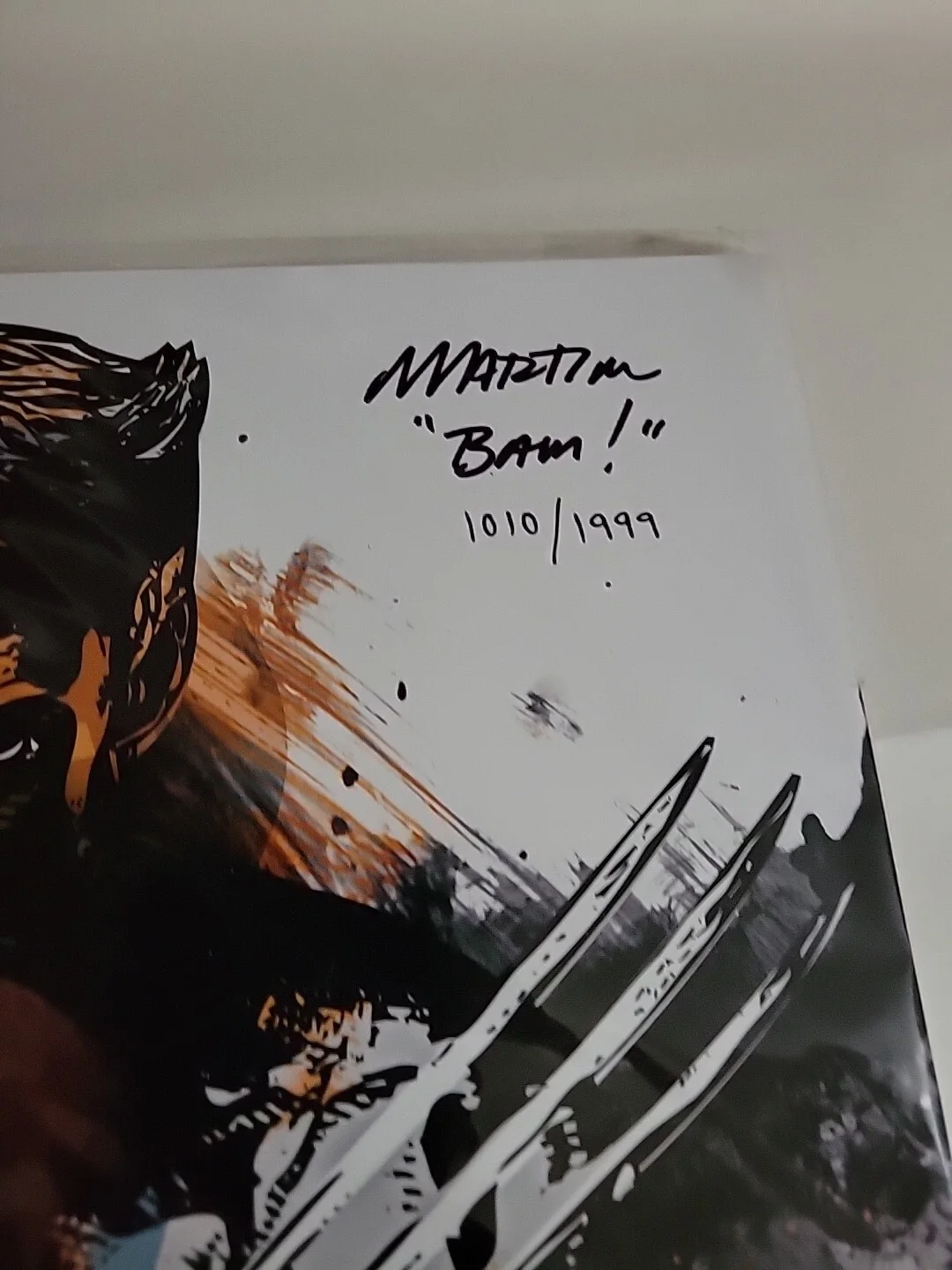 BAM BOX WOLVERINE 8x10 PRINT By RICK MARTIN. SIGNED WITH COA 1010/1999, изображение 2