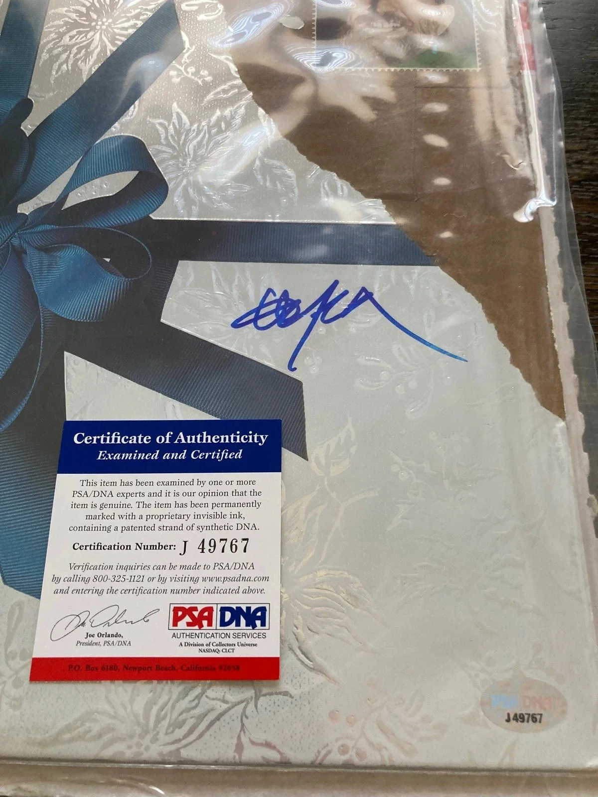 WILLIE NELSON signed Album Cover "Pretty Paper" PSA/DNA coa autographed LP VINYL, изображение 4