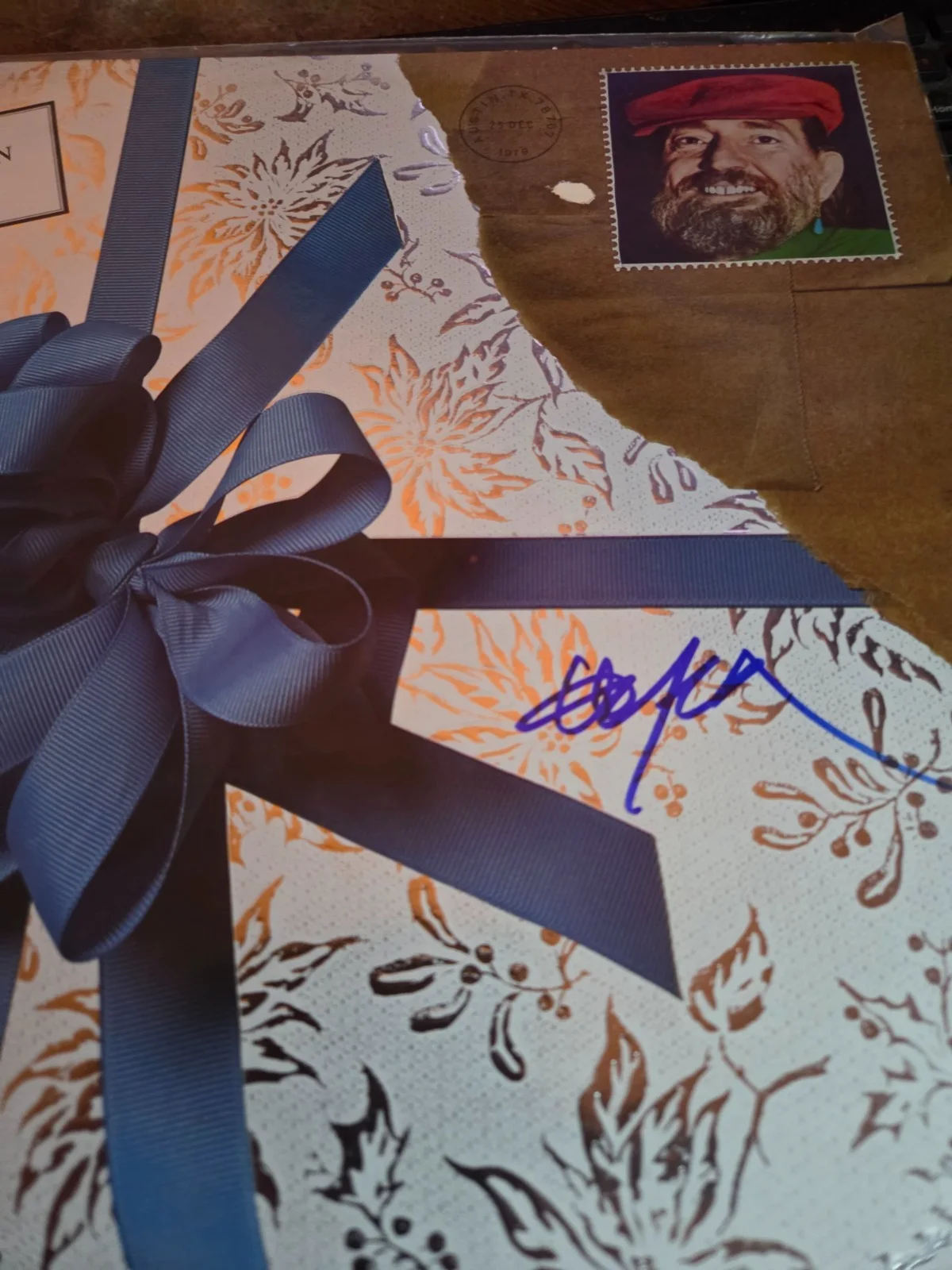 WILLIE NELSON signed Album Cover "Pretty Paper" PSA/DNA coa autographed LP VINYL, изображение 5