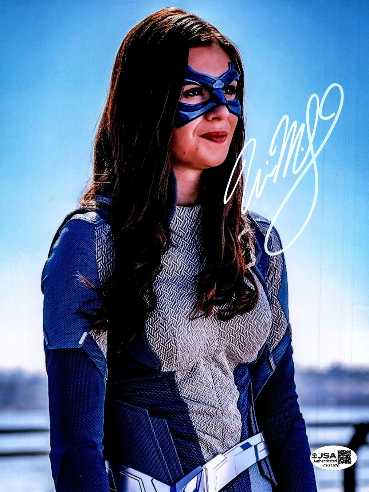 NICOLE MAINES — NICOLE MAINES Authentic Hand-Signed "SUPERGIRL" 8x10 Photo (JSA COA)