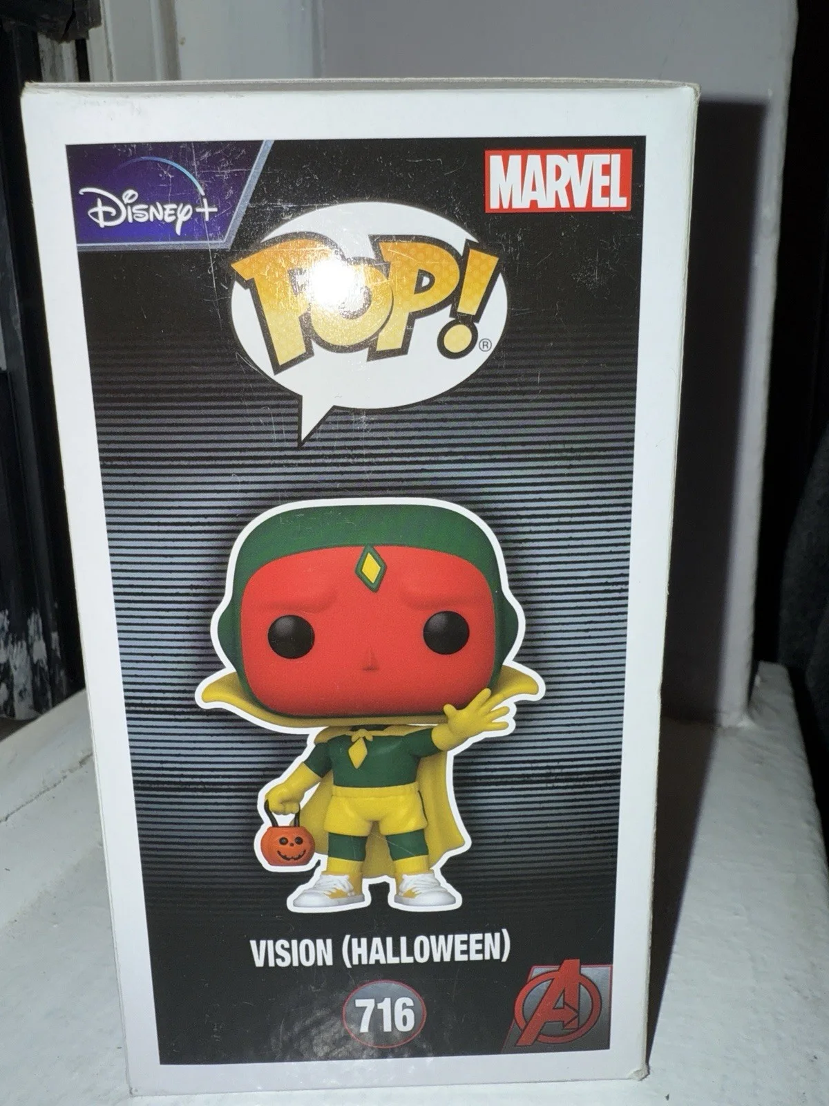 Paul Bettany — Paul Bettany "Vision" Signed Vision Halloween Wandavision Funko Pop 716 Beckett, image 4
