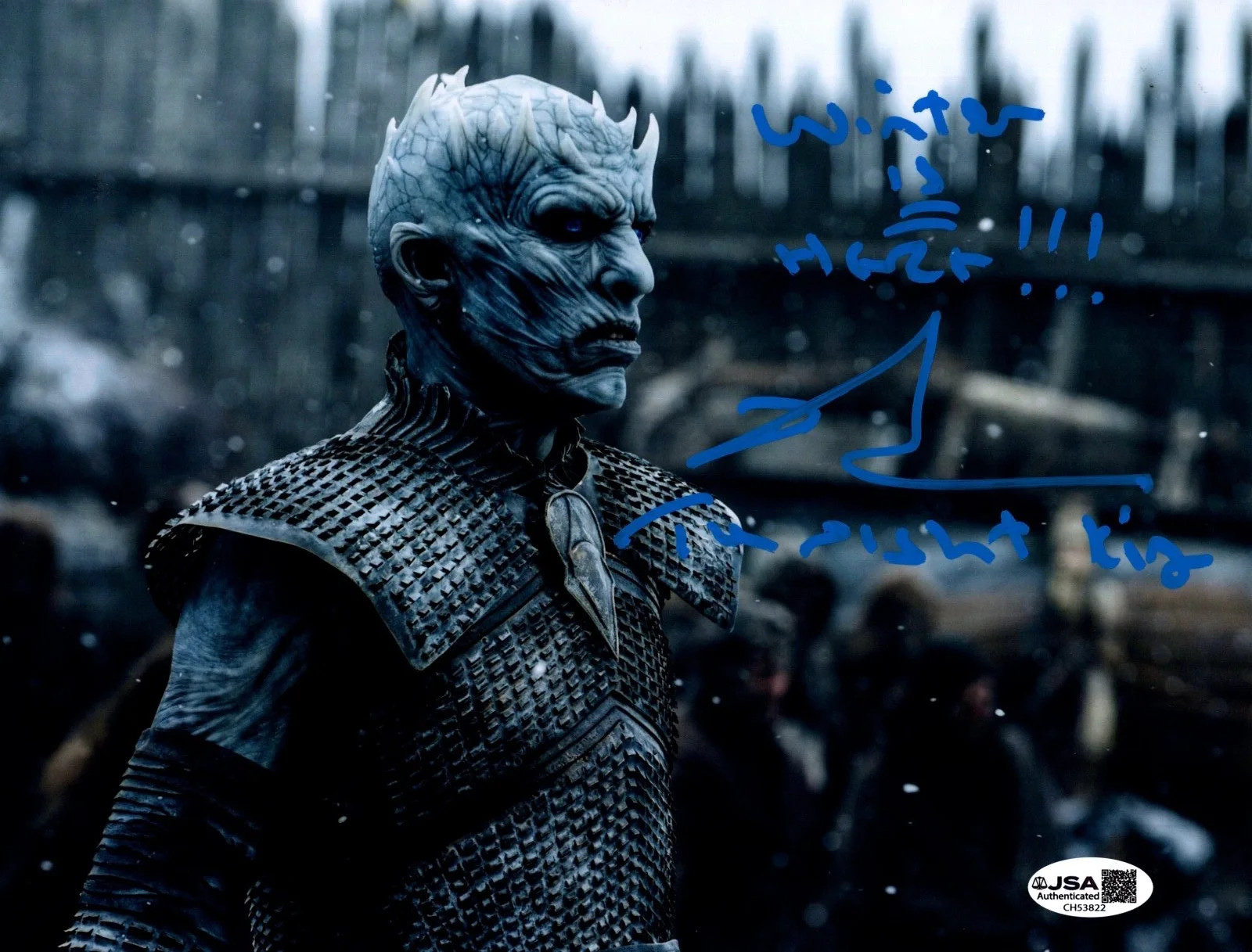 RICHARD BRAKE — RICHARD BRAKE Hand-Signed "GAME OF THRONES" 8x10 Photo (JSA COA)