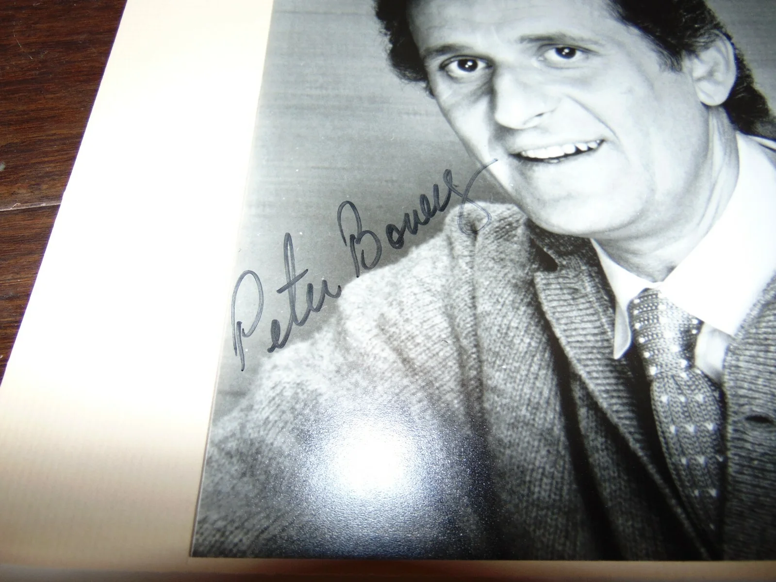 Peter Bonerz Signed photo 8x10 COA Matted, image 2
