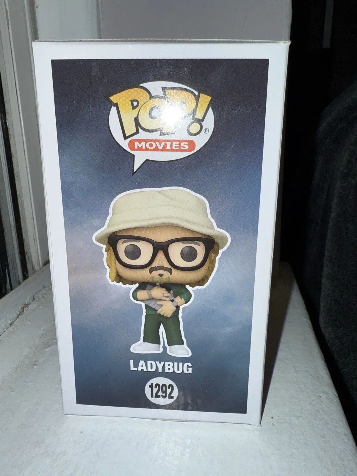 Brad Pitt — Brad Pitt Signed Autograph Ladybug Funko Pop #1292 Bullet Train JSA COA, image 4