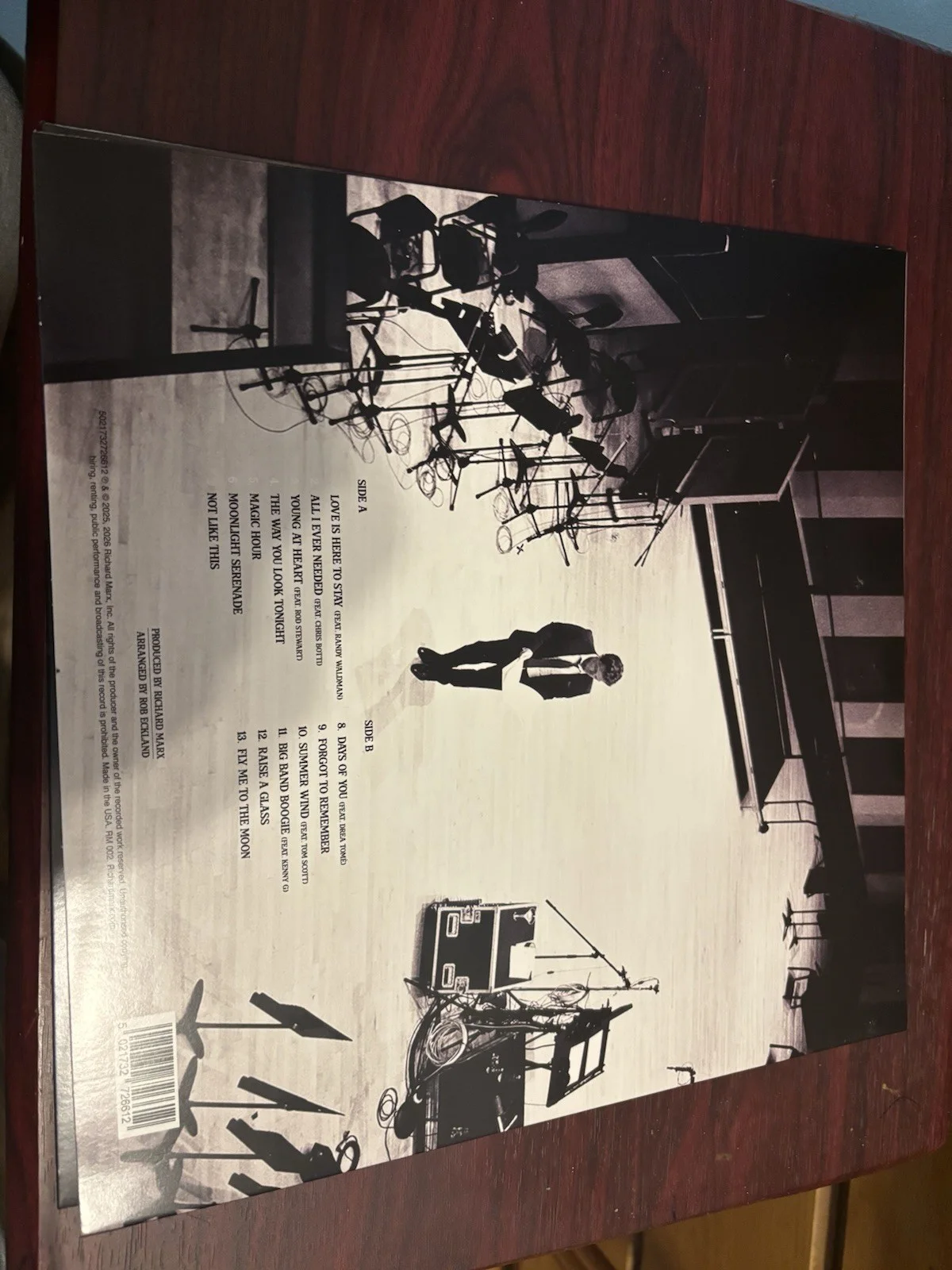 Richard Marx Signed Autographed "After Hours" Record New, image 3
