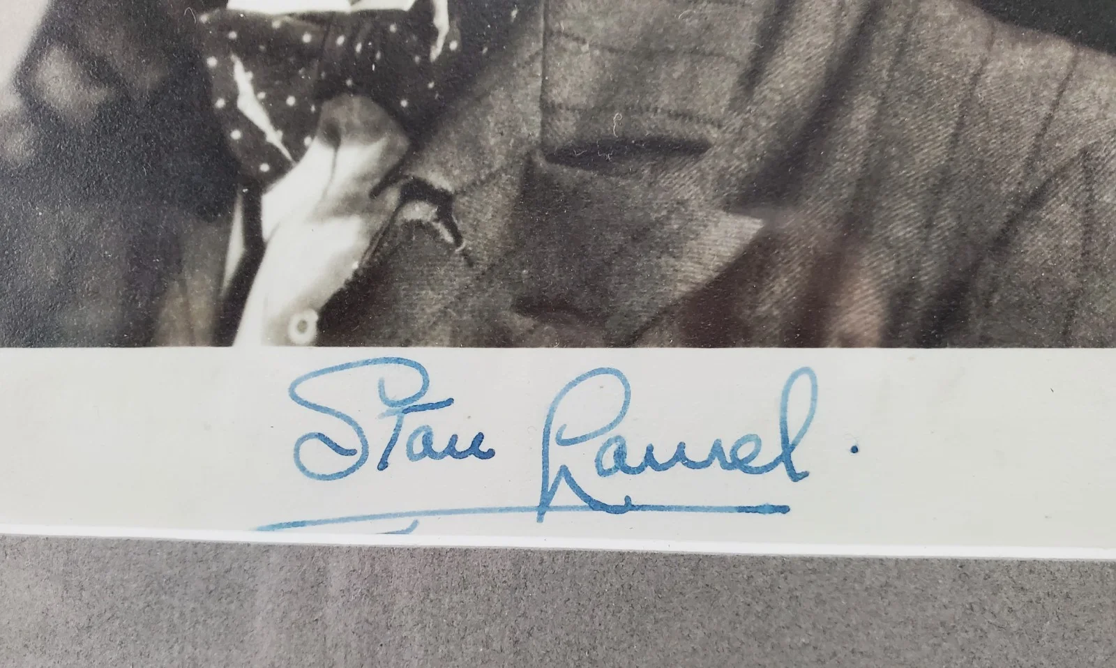 Stan Laurel /Oliver Hardy — LAUREL HARDY AUTOGRAPH ORIGINAL HAND SIGNED PHOTO PICTURE 30s HELLO JSA COA ATQ, image 5