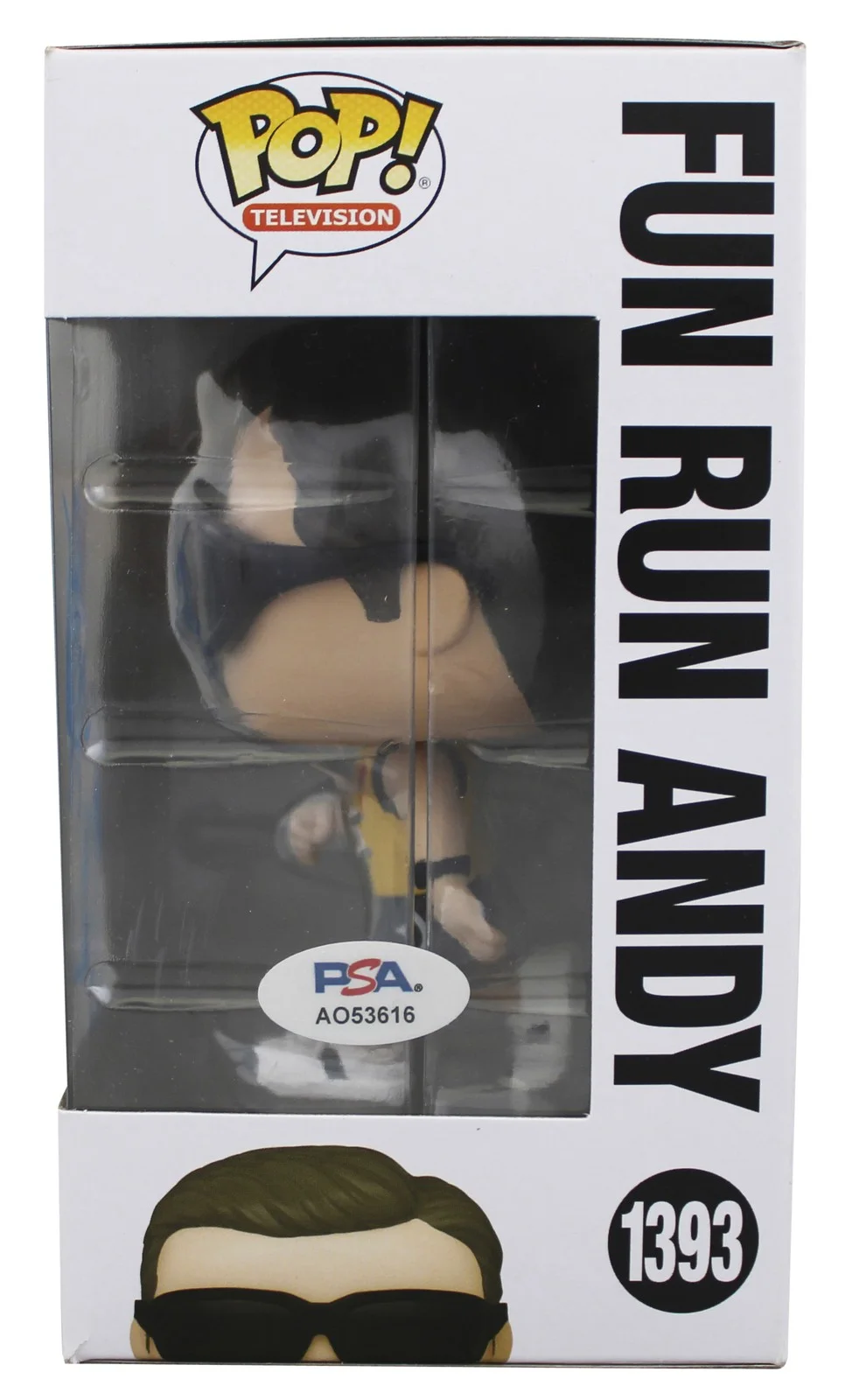 Ed Helms — Ed Helms The Office Signed Fun Run Andy #1393 Funko Pop Vinyl Figure PSA/DNA, изображение 3
