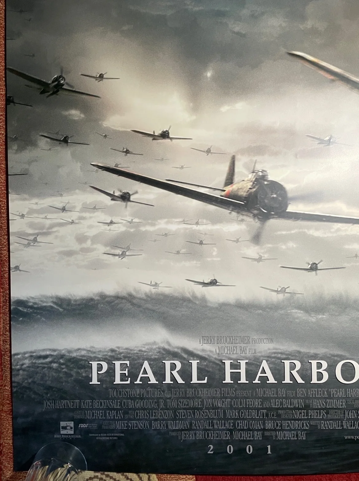PEARL HARBOR (2001) Original US Advance One Sheet War Movie Poster Ben Affleck, image 3