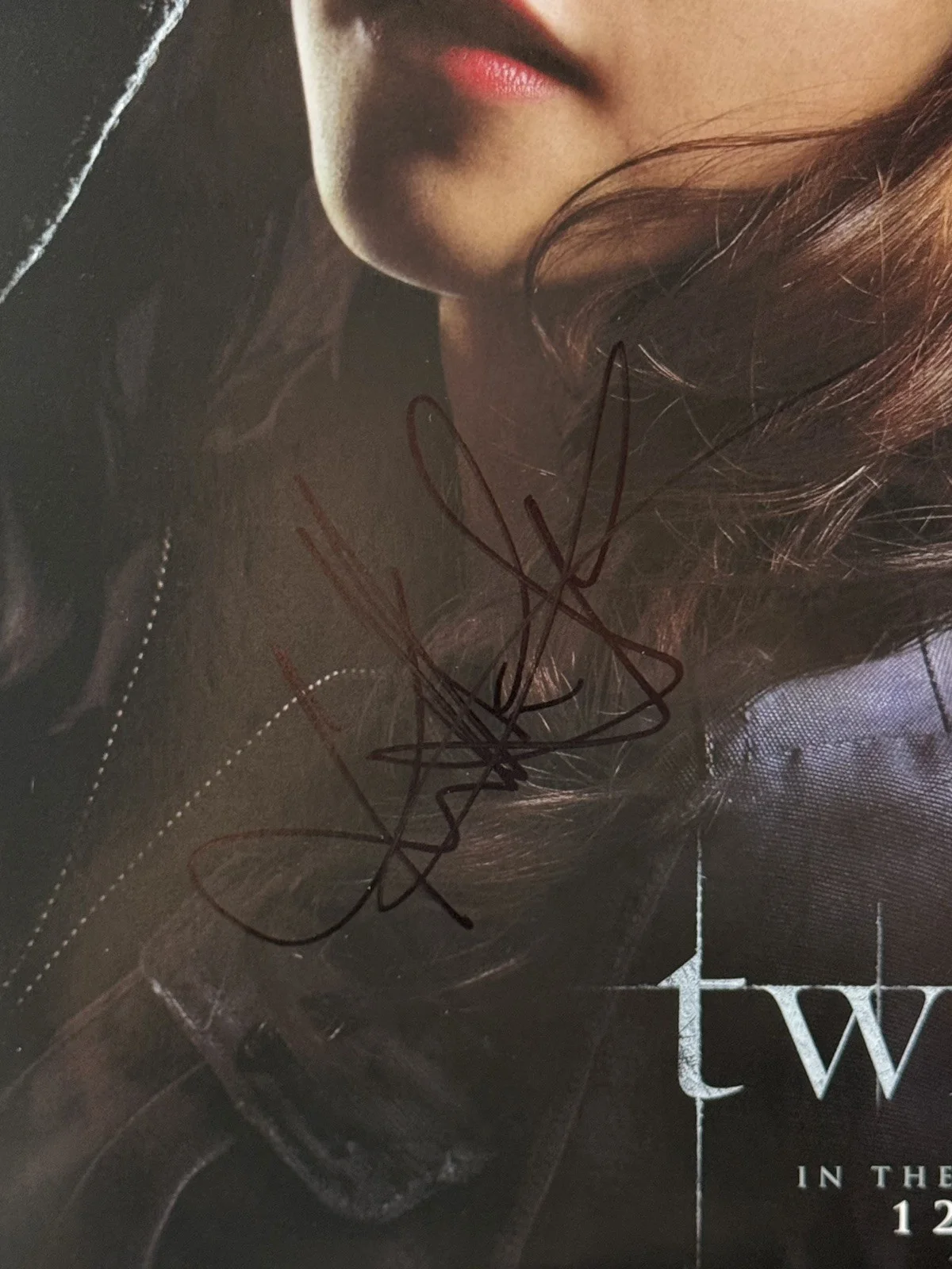 Kristen Stewart — Kristen Stewart signed poster Twilight 11.5x17 rare full name autograph c, изображение 2