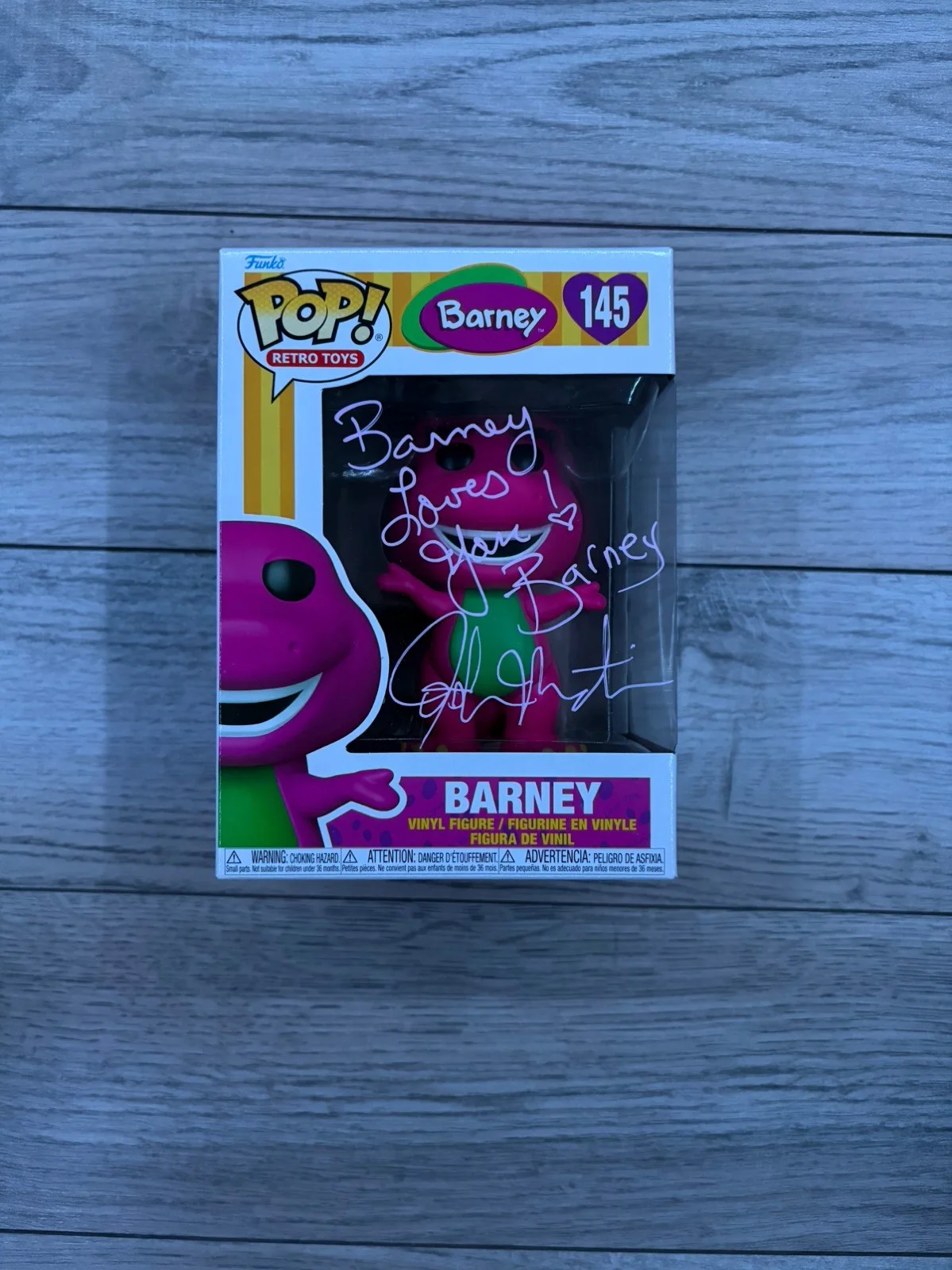 Bob West — Josh Martin Autographed Signed Funko Pop Barney #145