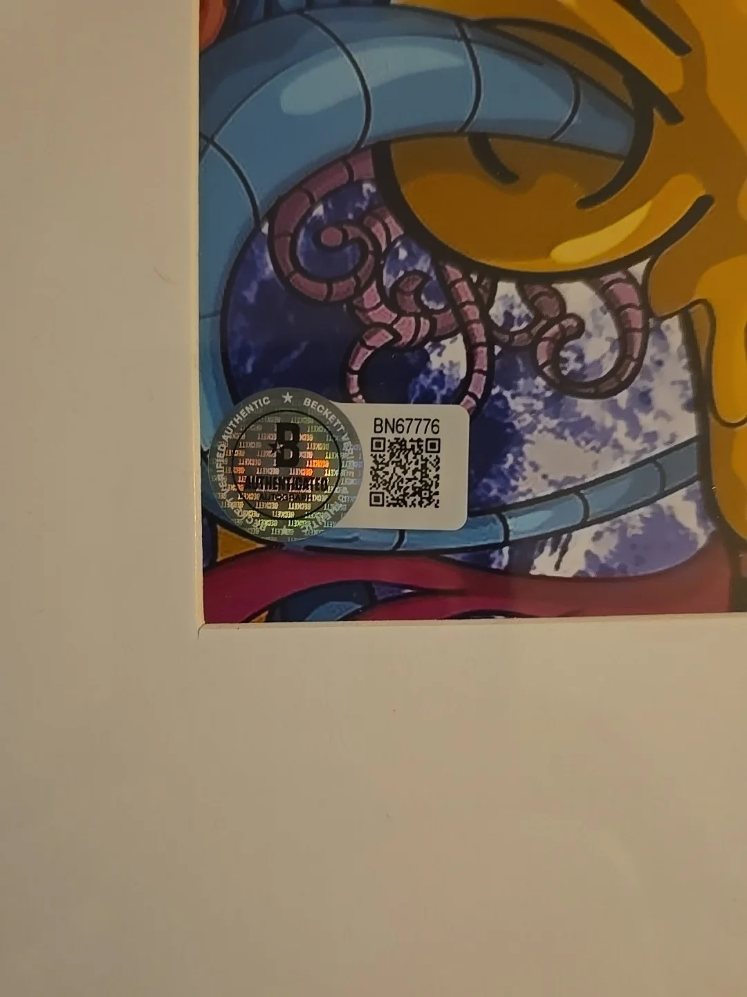 Autographed Homer Simpson picture by Dan Castellaneta, Authenticated + Funko Pop, изображение 3