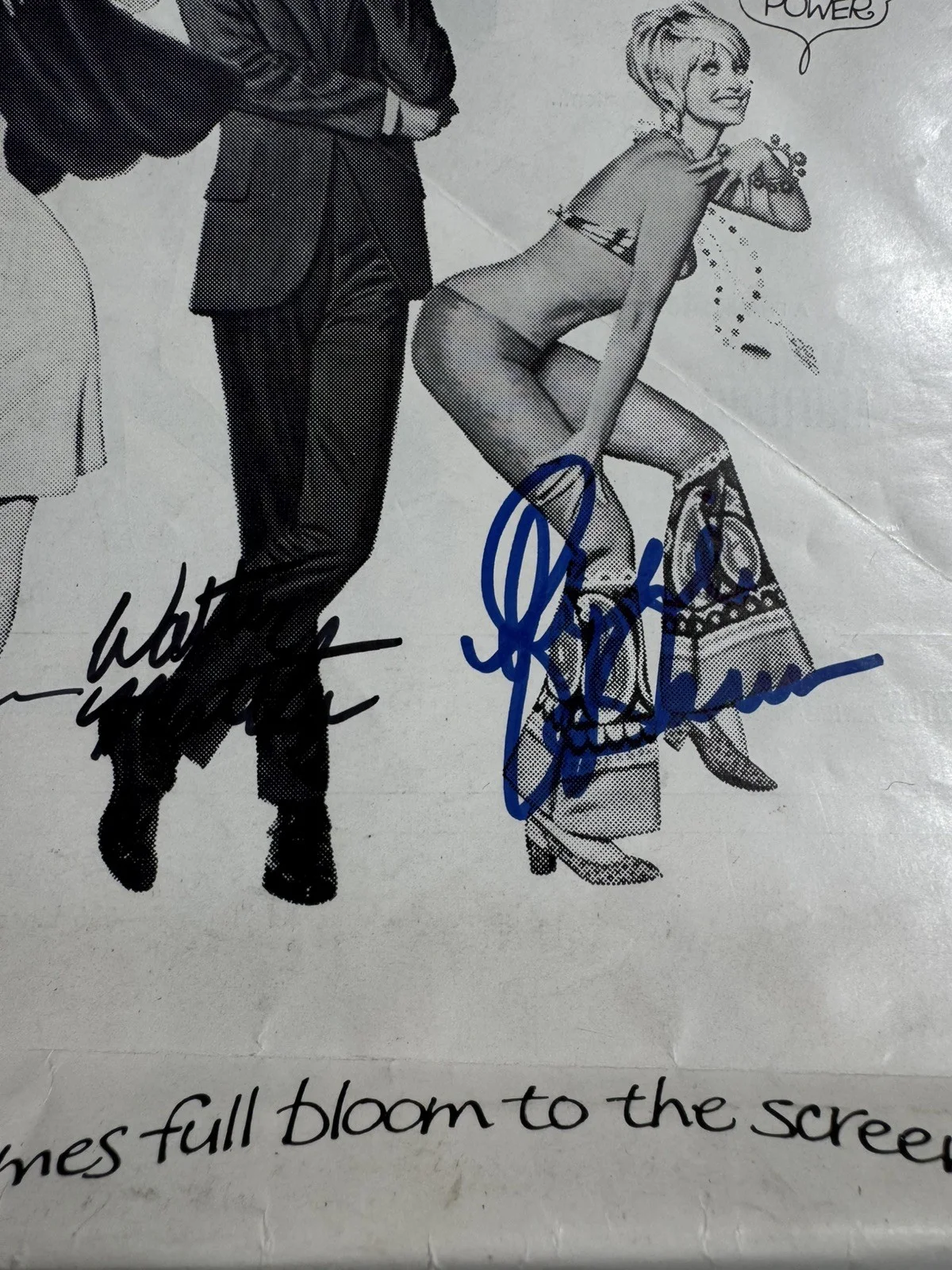 Goldie Hawn, Walter Matthau — Goldie Hawn-Walter Matthau-Ingrid Bergman-Autographed Photo Cactus Flower RARE, изображение 2
