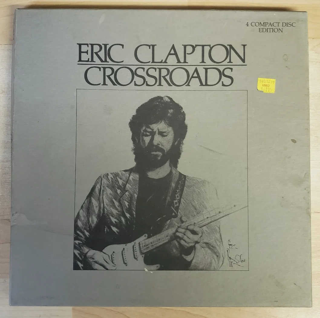Eric Clapton Autographed Manual Crossroads + Empty CD Cases, image 5