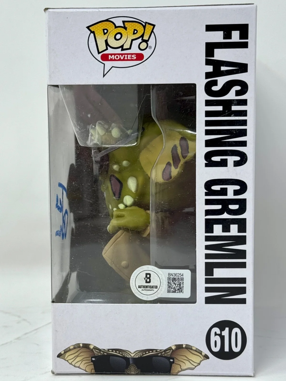 Joe Dante — Joe Dante Signed Gremlins Flashing Gremlin Funko Pop Autograph Horror Beckett, изображение 2