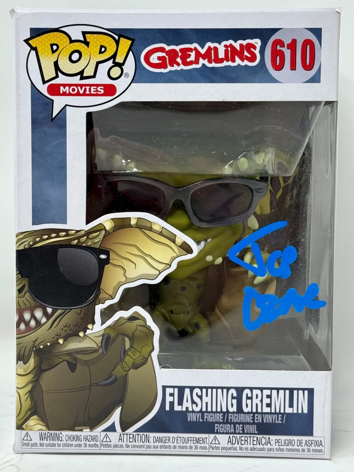 Joe Dante — Joe Dante Signed Gremlins Flashing Gremlin Funko Pop Autograph Horror Beckett, изображение 3
