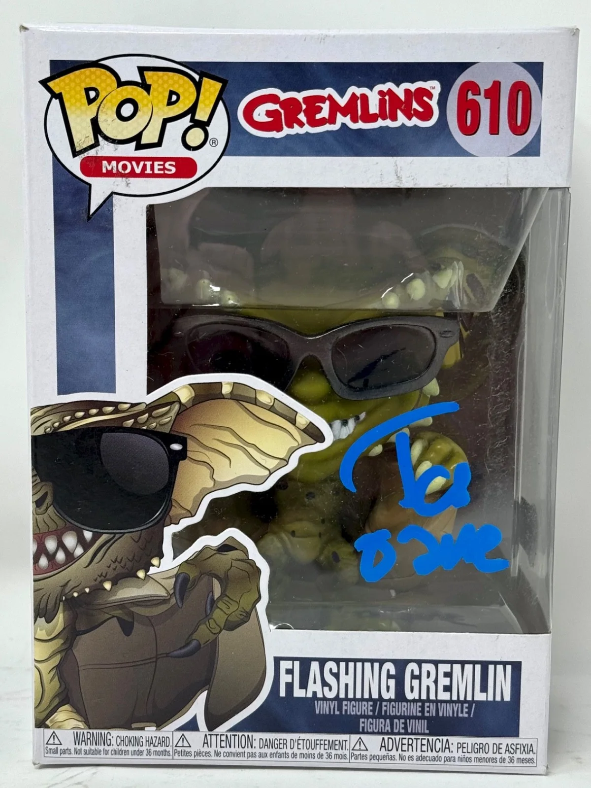 Joe Dante — Joe Dante Signed Gremlins Flashing Gremlin Funko Pop Autograph Horror Beckett, изображение 5