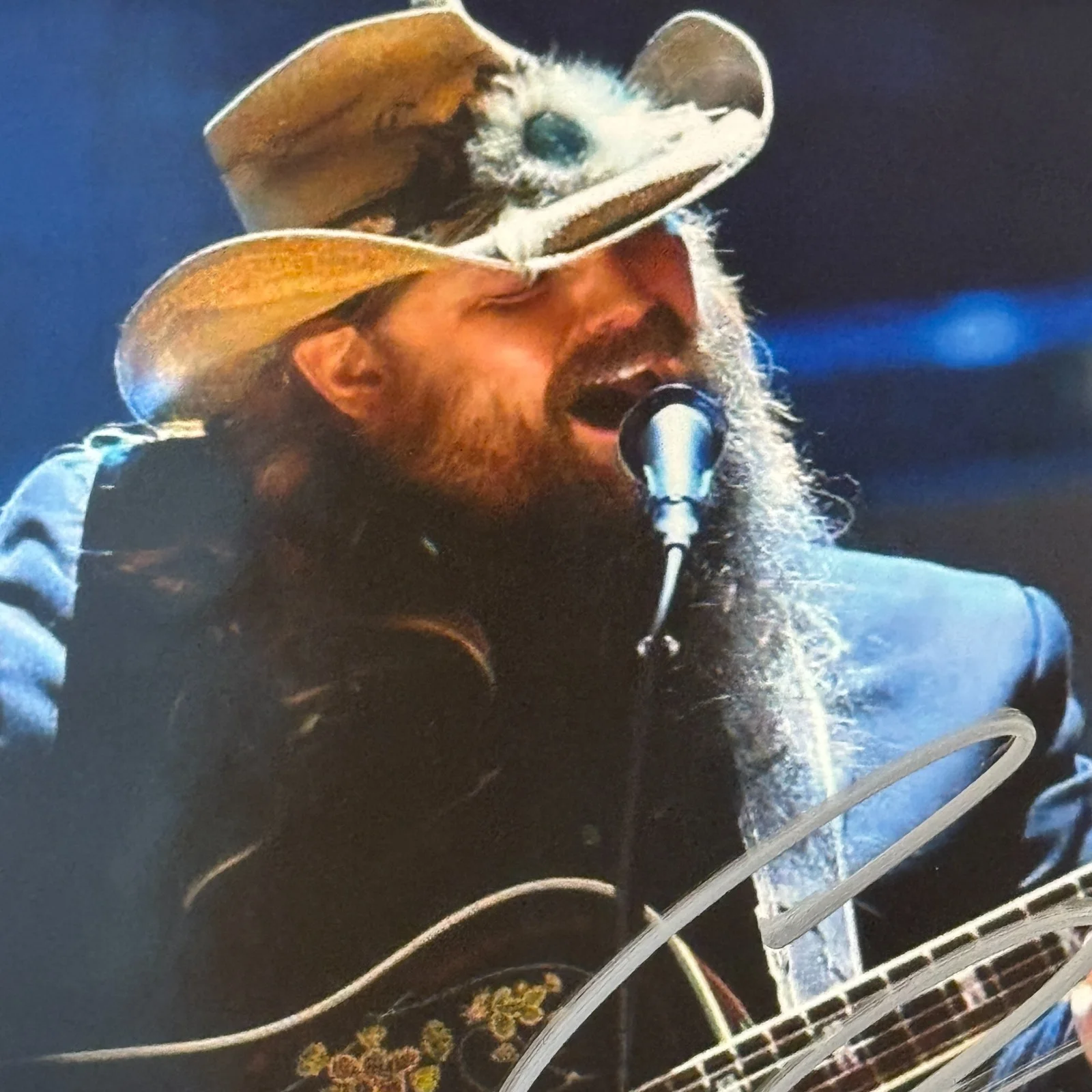 CHRIS STAPLETON SIGNED AUTOGRAPHED 8x10 COLOR PHOTOGRAPH AUTO PHOTO W/ COA NICE!, изображение 2