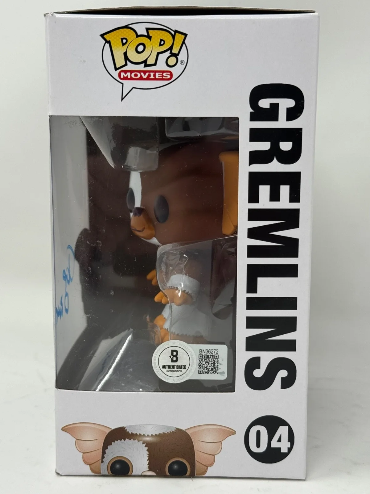 Joe Dante — Joe Dante Signed Gremlins Gizmo Funko Pop 04 Autograph Figure Horror Beckett COA, image 2