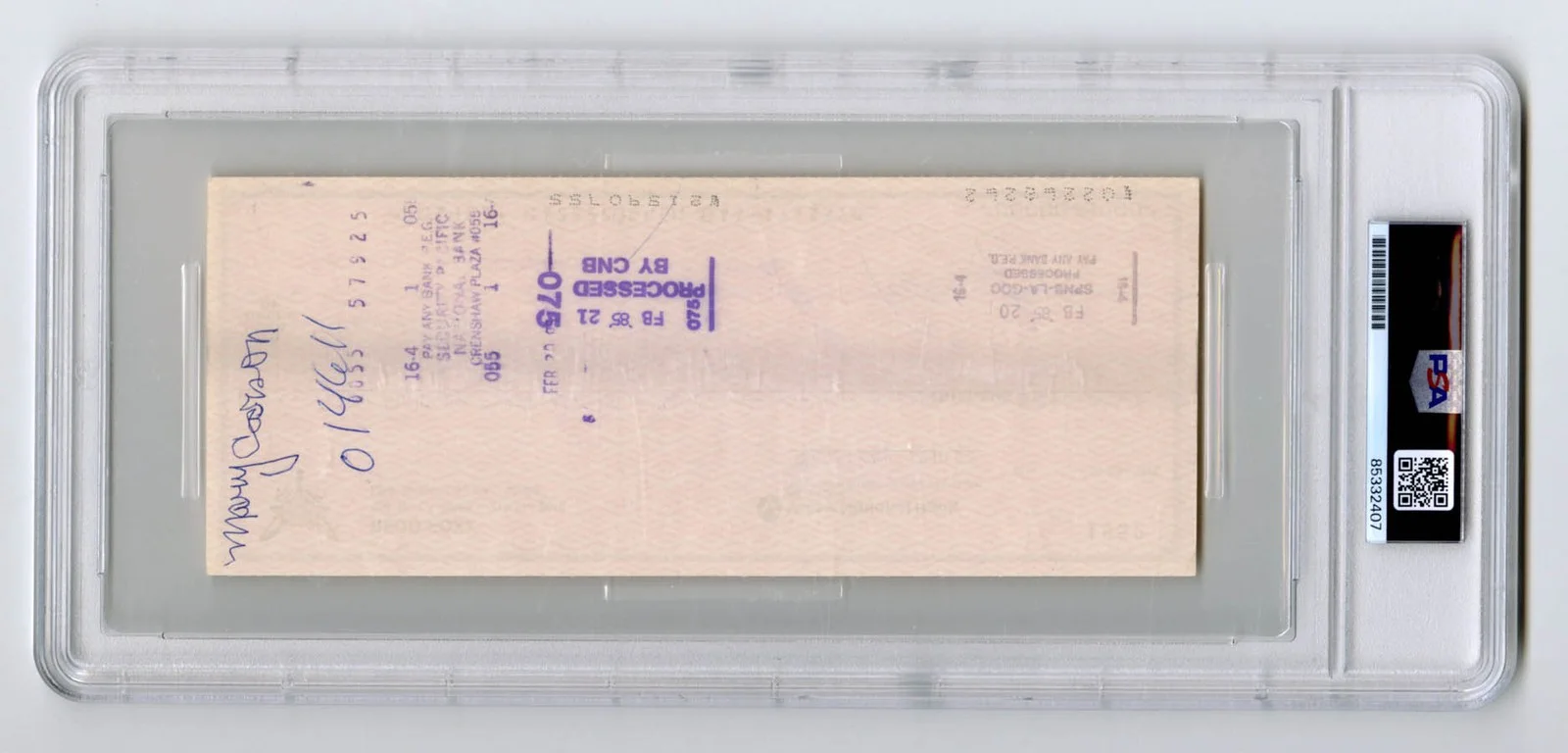 Redd Foxx — Redd Foxx SIGNED Check Sanford and Son Comedian PSA AUTOGRAPHED Mother Carson, изображение 3