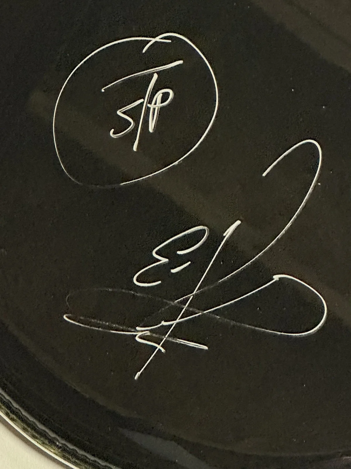 Eric Kretz Of Stone Temple Pilots Hand Signed Drumhead STP Plush Core JSA COA, изображение 2