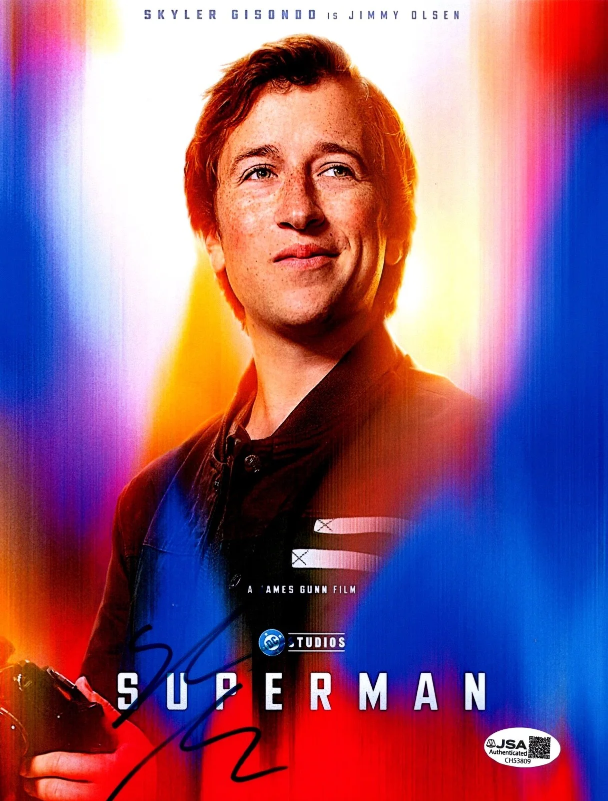 SKYLER GISONDO — SKYLER GISONDO Authentic Signed "SUPERMAN - JIMMY OLSEN" 8x10 Photo JSA/COA