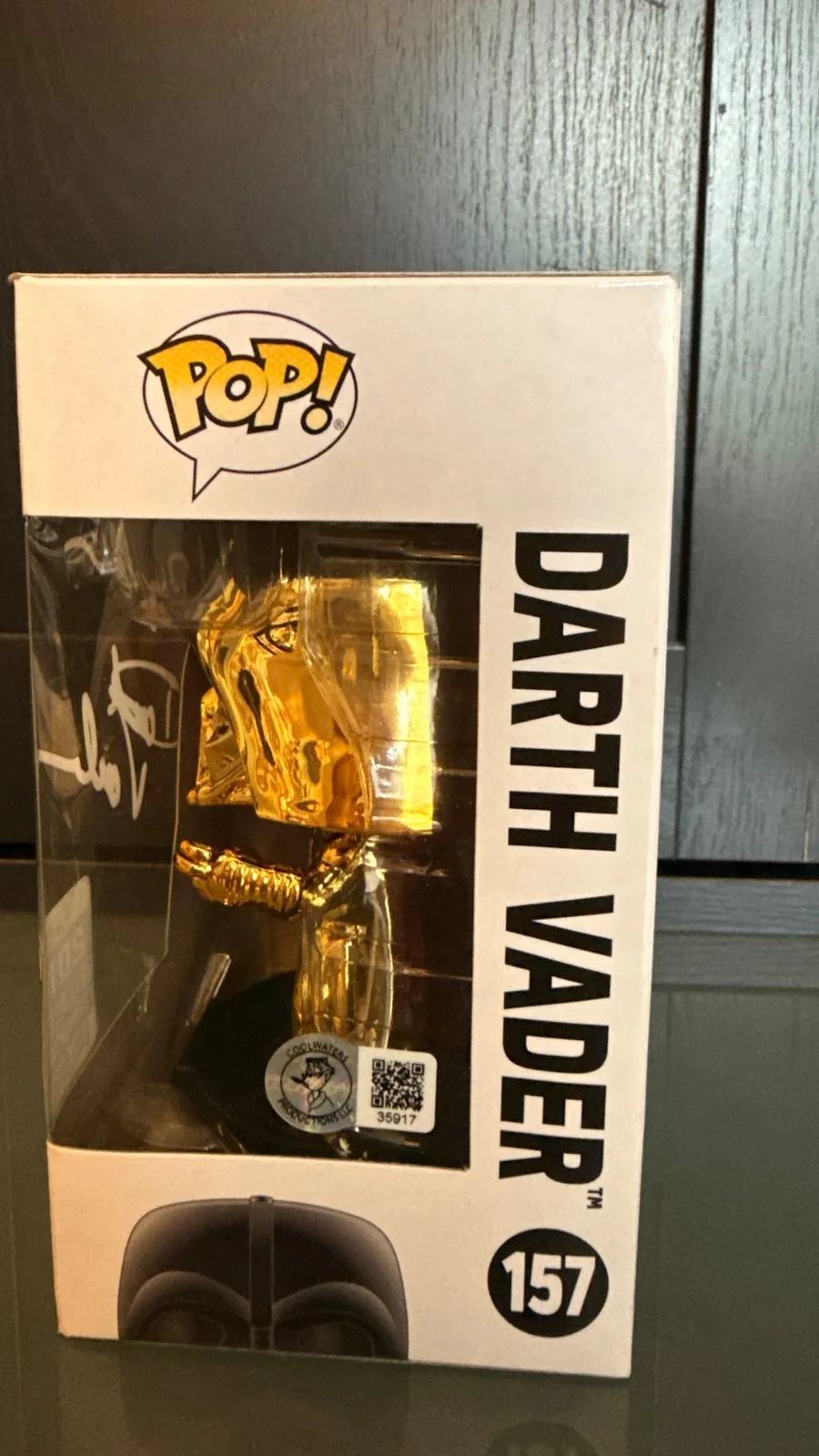 Bryce Eller — Star Wars Darth Vader FUNKO POP 157 Galactic Con Exclusive Autograph Bryce Eller, изображение 2