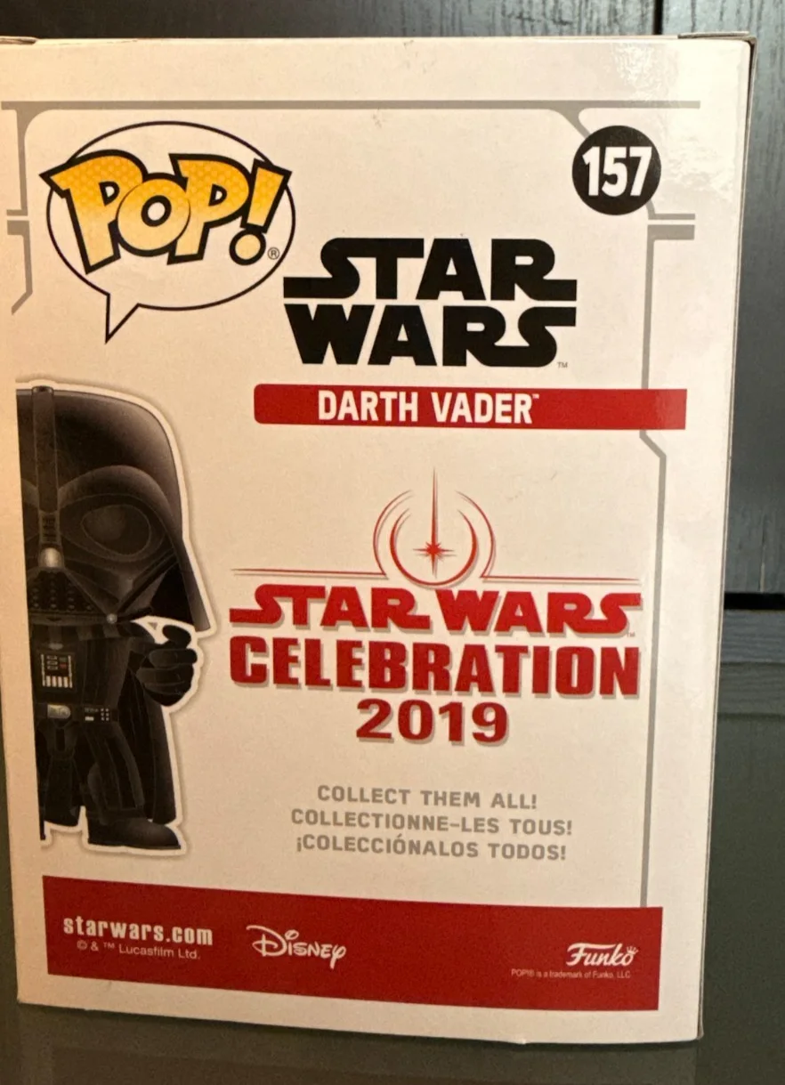 Bryce Eller — Star Wars Darth Vader FUNKO POP 157 Galactic Con Exclusive Autograph Bryce Eller, изображение 3