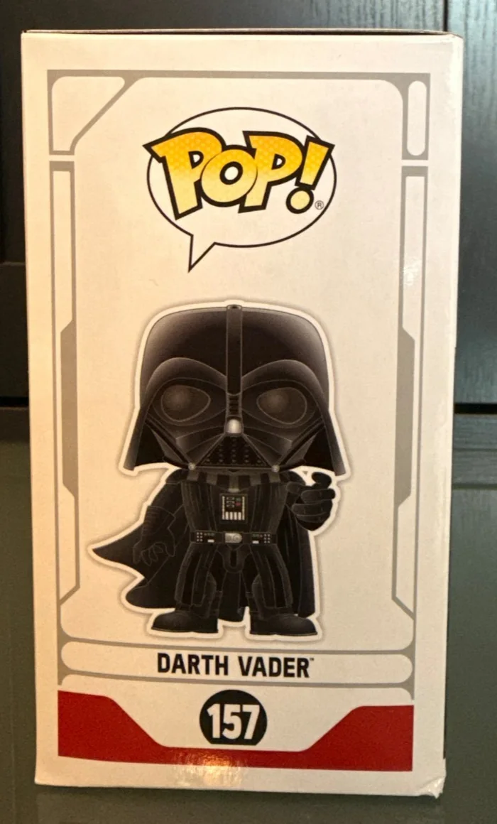 Bryce Eller — Star Wars Celebration 2019 Darth Vader FUNKO POP 157 Autograph Bryce Eller (COA), изображение 4