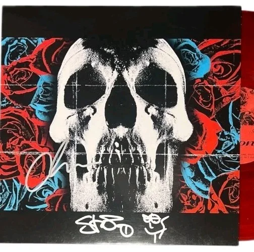 Chino Moreno & Steph Carpenter Signed Deftones Ltd Ed Red Vinyl LP Album JSA COA, изображение 2
