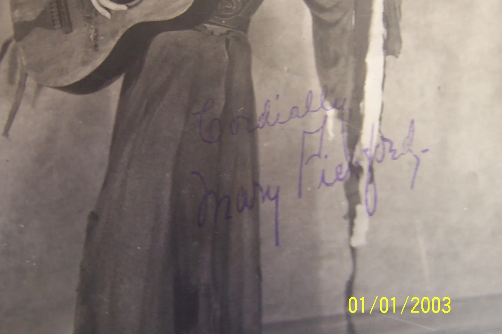 Mary Pickford — MARY PICKFORD-autographed photo- "ROSITA"- 8.5"x6.5"0founder United Artists, изображение 3