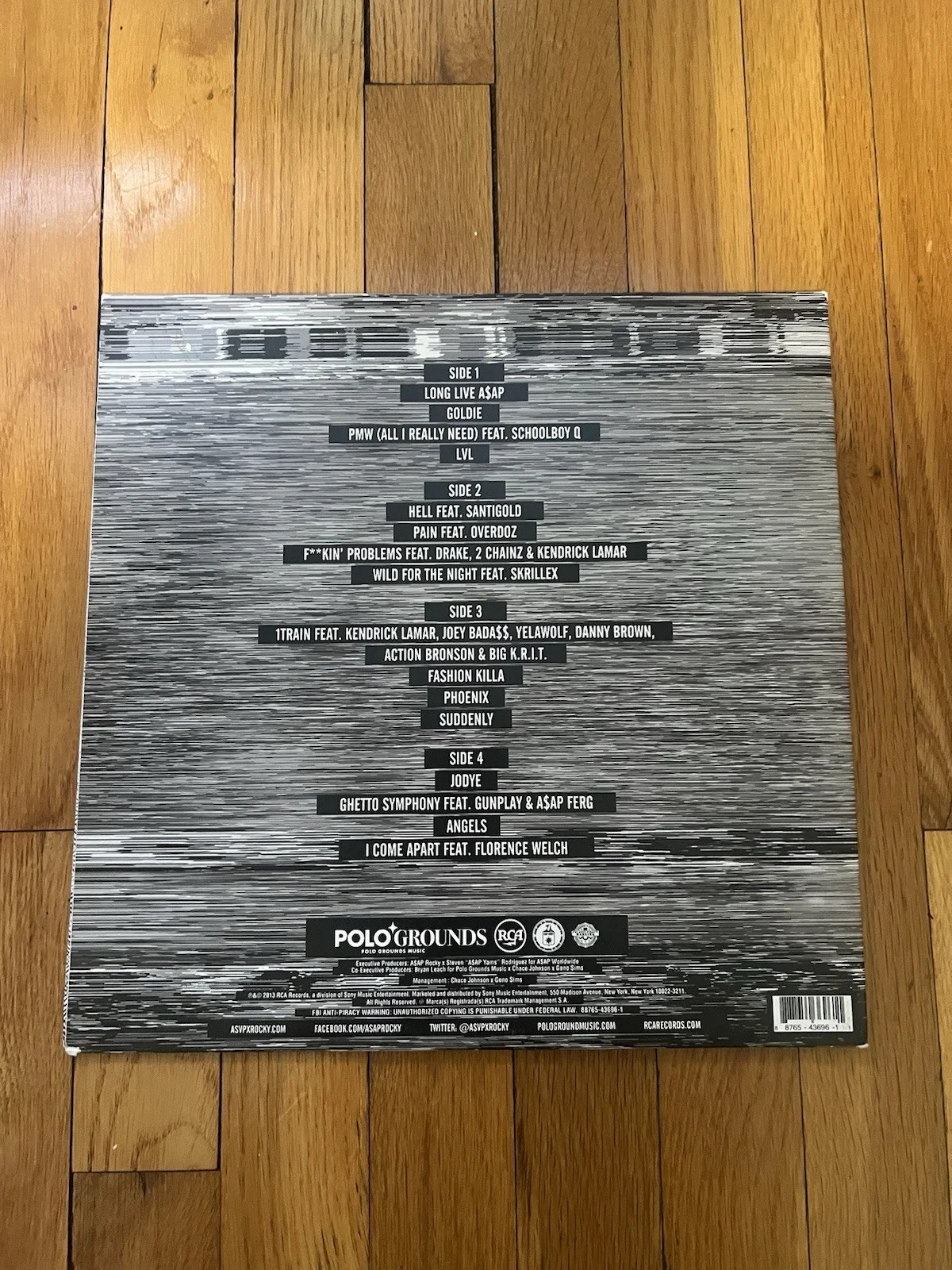 ASAP ROCKY SIGNED LONG LIVE A$AP LIMITED EDITON VINYL RIHANNA GTP AUTHENTICATION, изображение 2