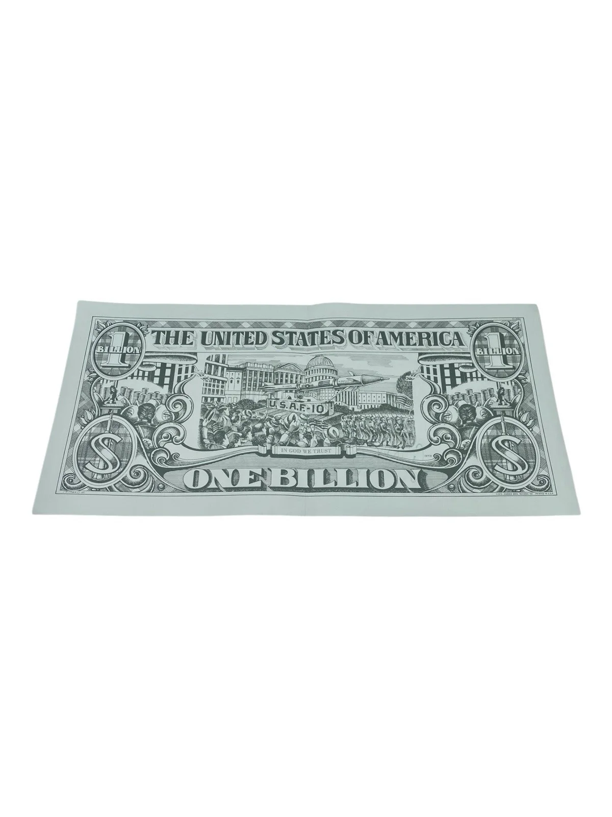 Alice Cooper Signed Autographed Billion Dollar Bill Poster Album Insert JSA COA, image 2