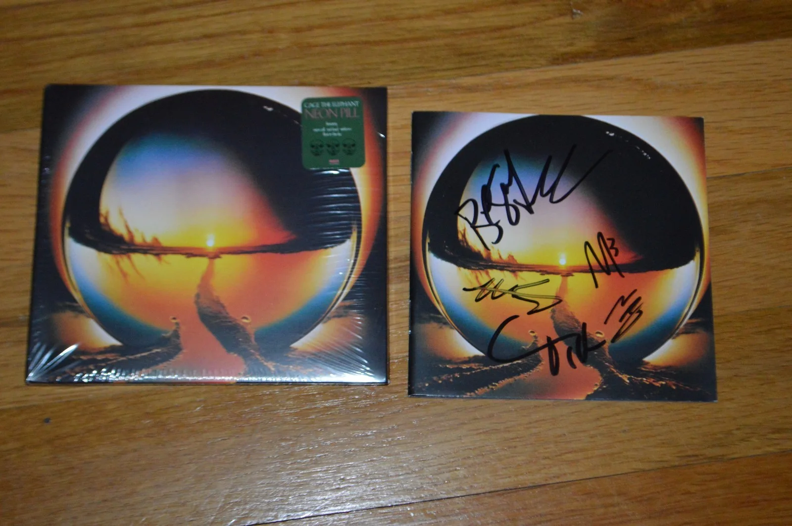 Cage The Elephant Autographed "Neon Pill" CD with COA ~ 2024 Entire Band, изображение 3