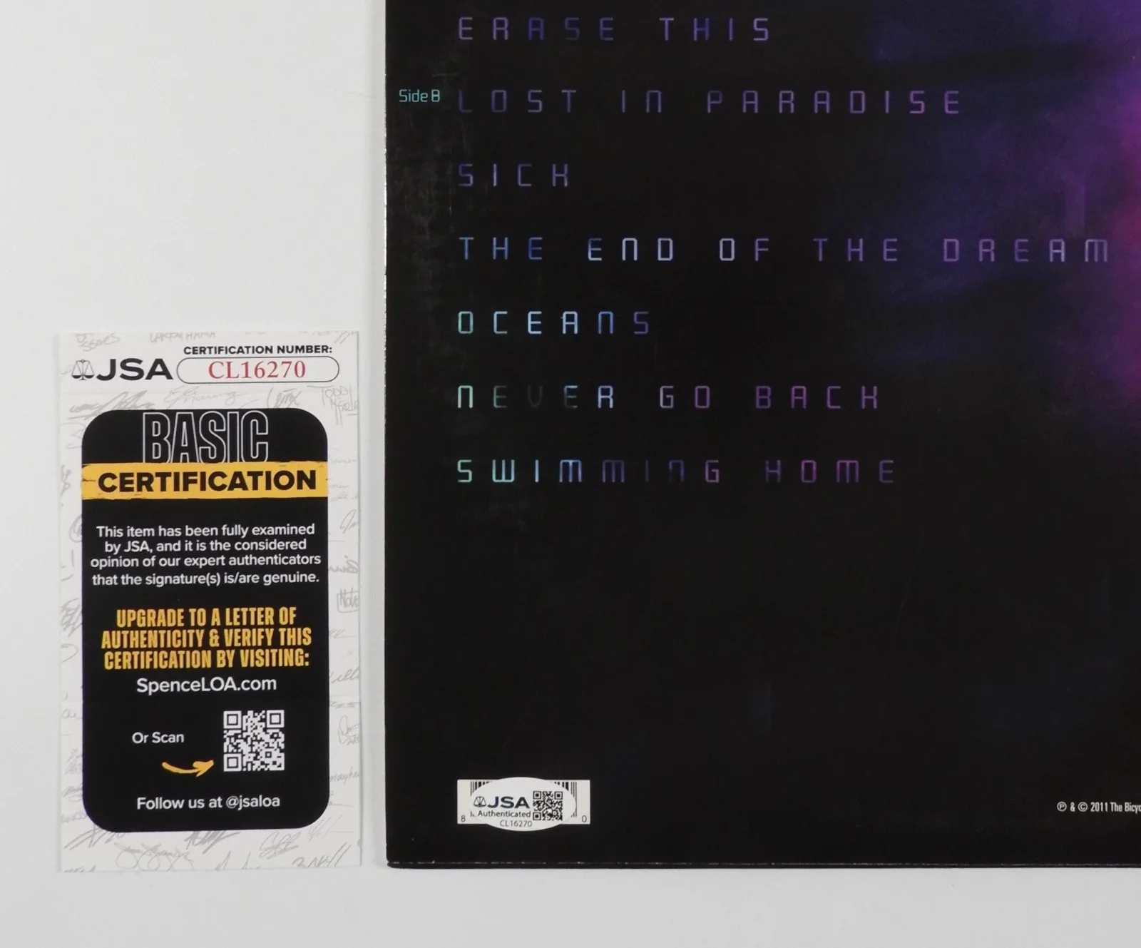 Evanescence Amy Lee JSA Signed Autograph Album Record, image 3
