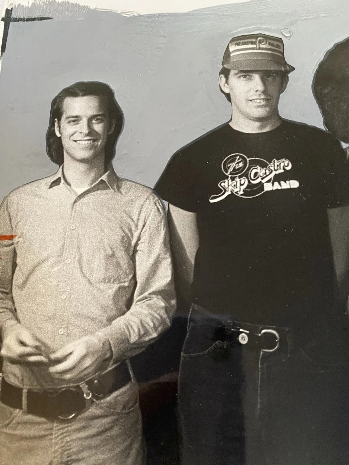 Autographed Music Photo 8x10 B&W Of The Skip Castro Group Signed By Danny Beirne, изображение 3
