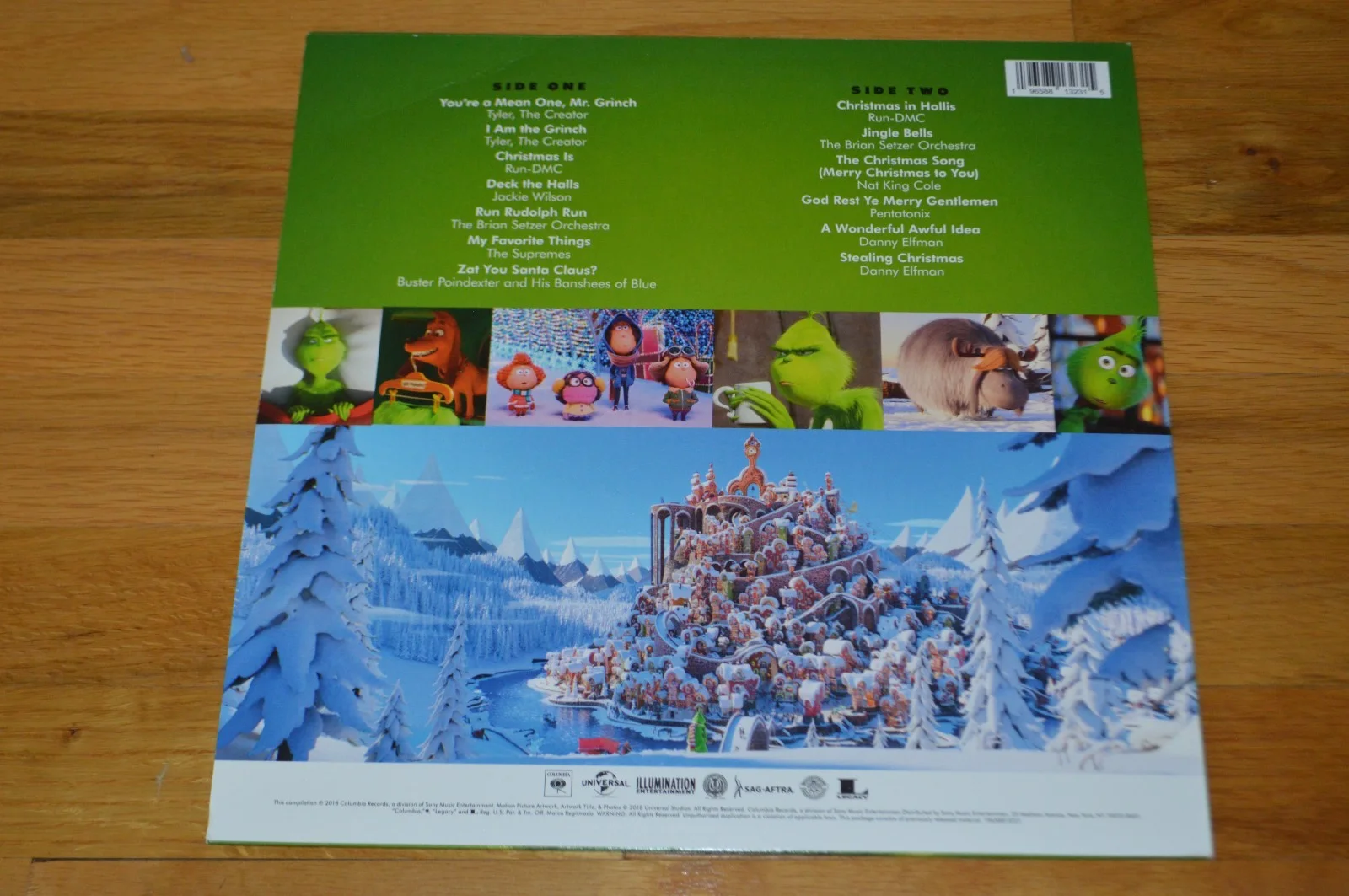 Danny Elfman — Danny Elfman Autographed "The Grinch" Soundtrack Vinyl LP Cover w/ PSA Hologram, изображение 5
