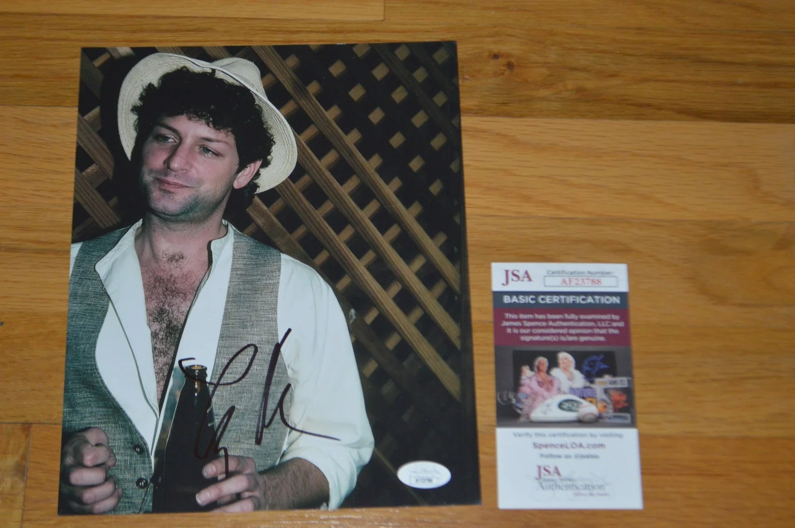 Fleetwood Mac Lindsey Buckingham Autographed 8x10 Color Photo with JSA COA, image 4