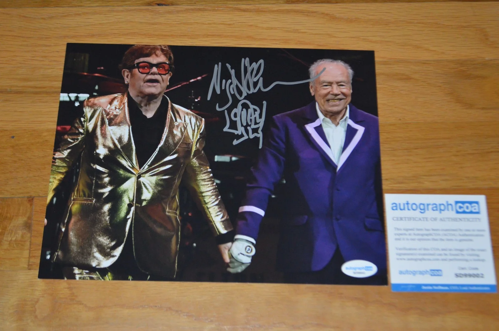 Nigel Olsson Autographed 8x10 Color Photo w/ AUTOGRAPH COA ~ Elton John Drummer, image 4