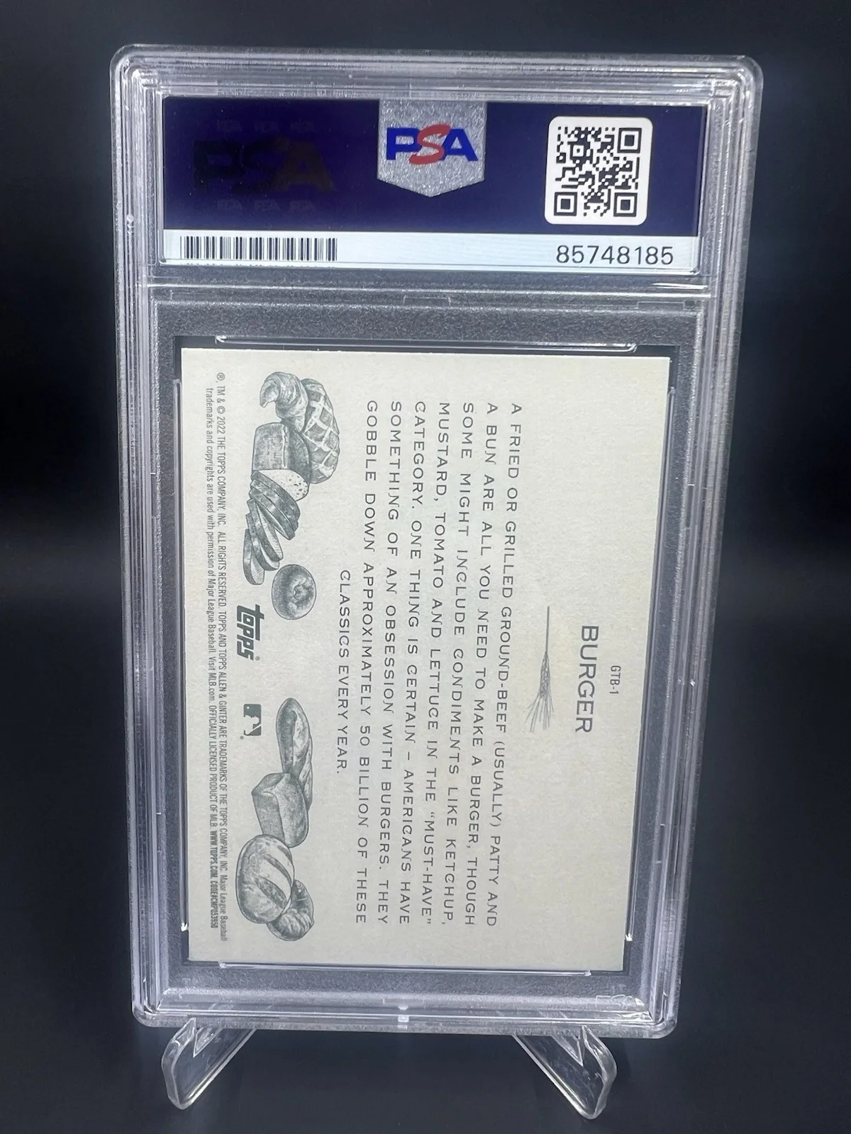 Guy Fieri — Guy Fieri Signed 2022 Topps Allen & Ginter Get That Bread Burger IP Auto PSA/DNA, изображение 3