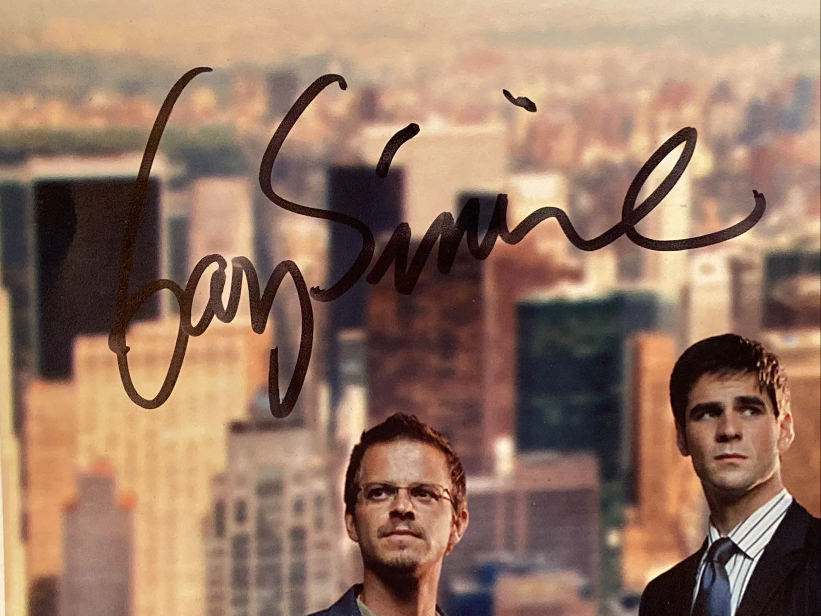 Gary Sinise, Carmine Giovinazzo, Eddie Cahill, Melina Kanakaredes — CSI New York Cast Autographed 11x14 Photo SIGNED, image 4