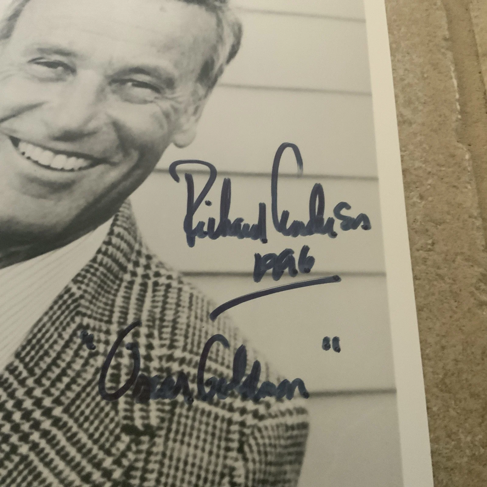 Richard Anderson — SIX MILLION DOLLAR MAN RICHARD ANDERSON SIGNED 8X10 PHOTO Guaranteed 100%, image 2