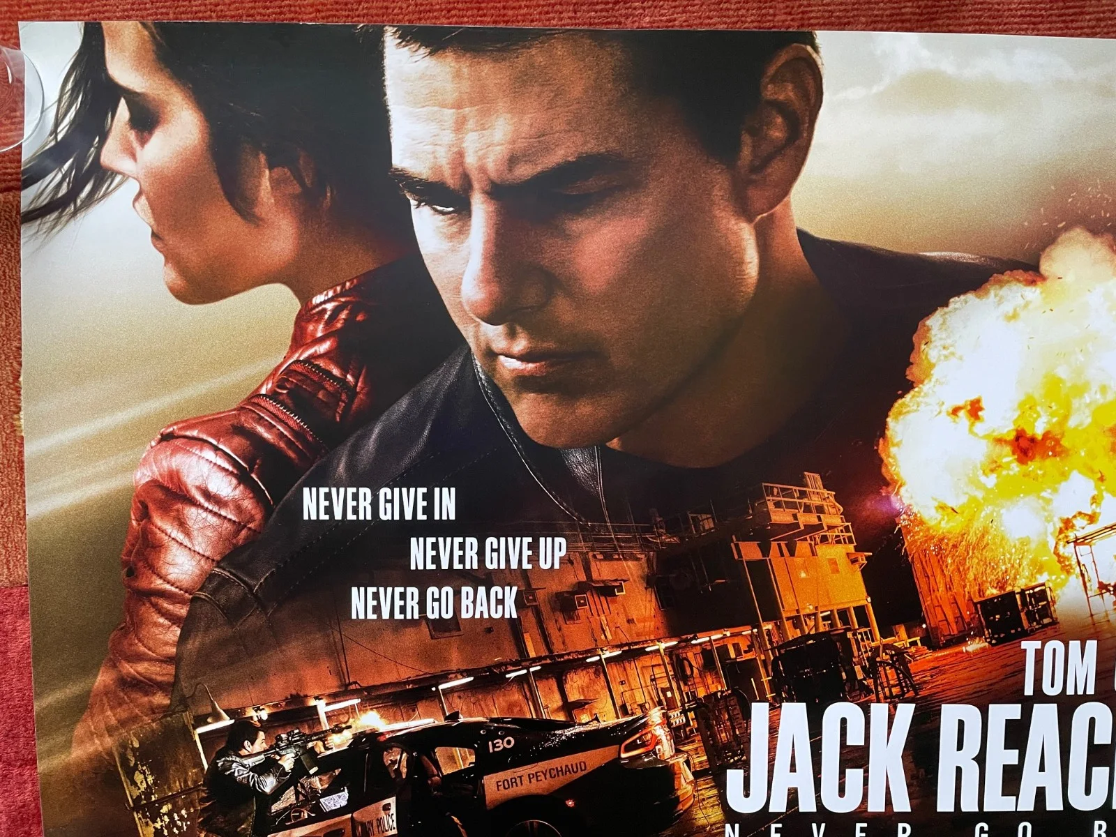 JACK REACHER: NEVER GO BACK (2016) Original UK Quad Movie Poster Tom Cruise, изображение 2