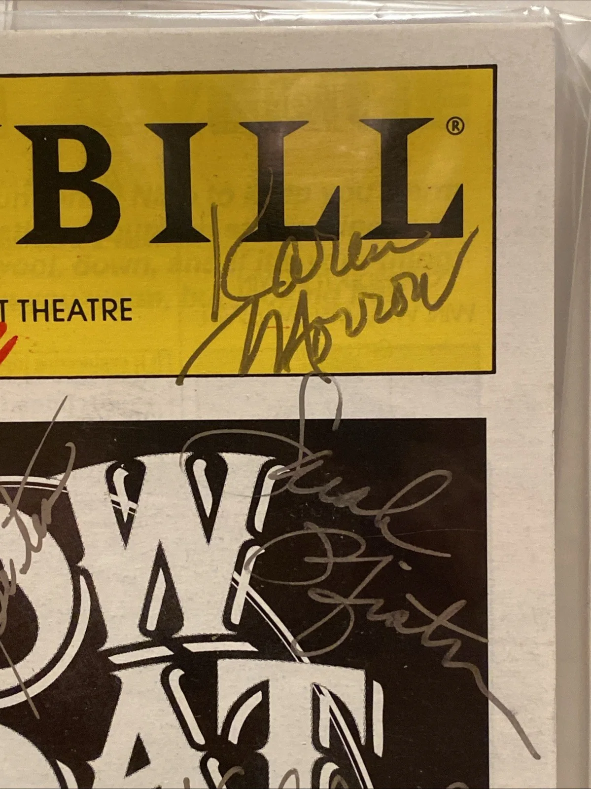 Tom Bosley, Karen Morrow — 1997 PLAYBILL "Show Boat" SIGNED 8x On Cover 44x Inside Tom Bosley Karen Morrow, image 3