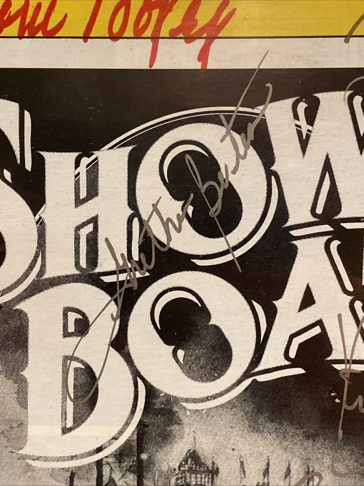 Tom Bosley, Karen Morrow — 1997 PLAYBILL "Show Boat" SIGNED 8x On Cover 44x Inside Tom Bosley Karen Morrow, image 4