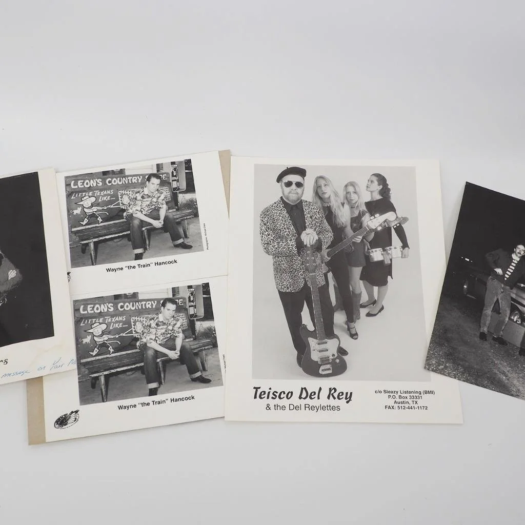 Lot of Rockabilly 8x10 B&W Promo Promotional Photos Wayne Hancock etc., изображение 3